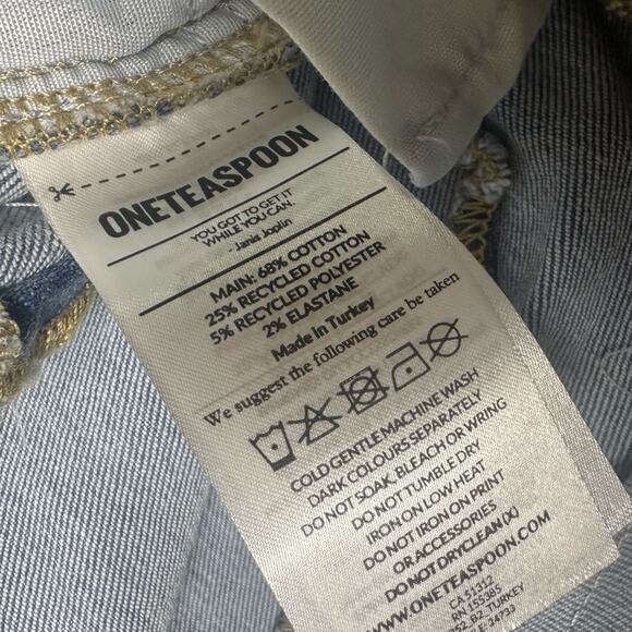 One Teaspoon High Waist Preachers Best Blue Jeans NEW - Picture 6 of 8